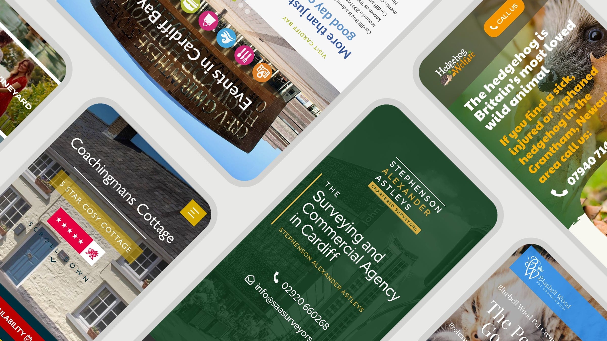 Web design Cardiff, South Wales by local web design agency Accent Creative.